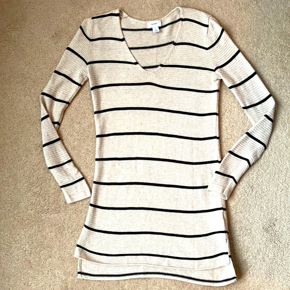 Beautiful cream & black tunic